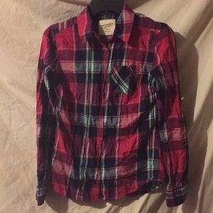 A long sleeve button shirt